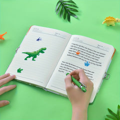A5 Personalized Lock Diary Dinosaur Journal Notebook