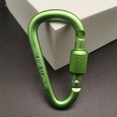 Aluminium Safety Buckle Keychain Lock Carabiner