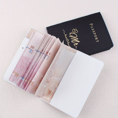 2pcs Mr &Mrs Passport Holder Travel Passport Holder Set