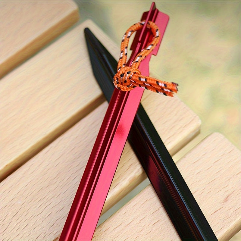 1Pc Aluminum Alloy Triangular Ground Nail for Camping Tent Canopy