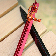 1Pc Aluminum Alloy Triangular Ground Nail for Camping Tent Canopy