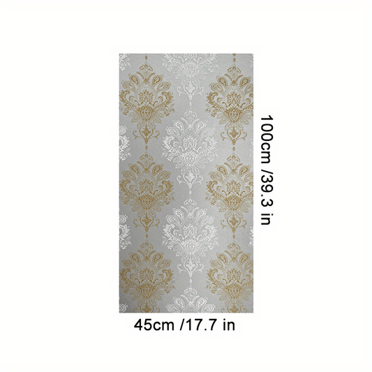 European Style Glass Window Film Blackout Privacy Protection Sticker