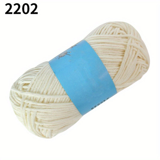4pcs Soft Milk Cotton Yarn for Knitting Crochet