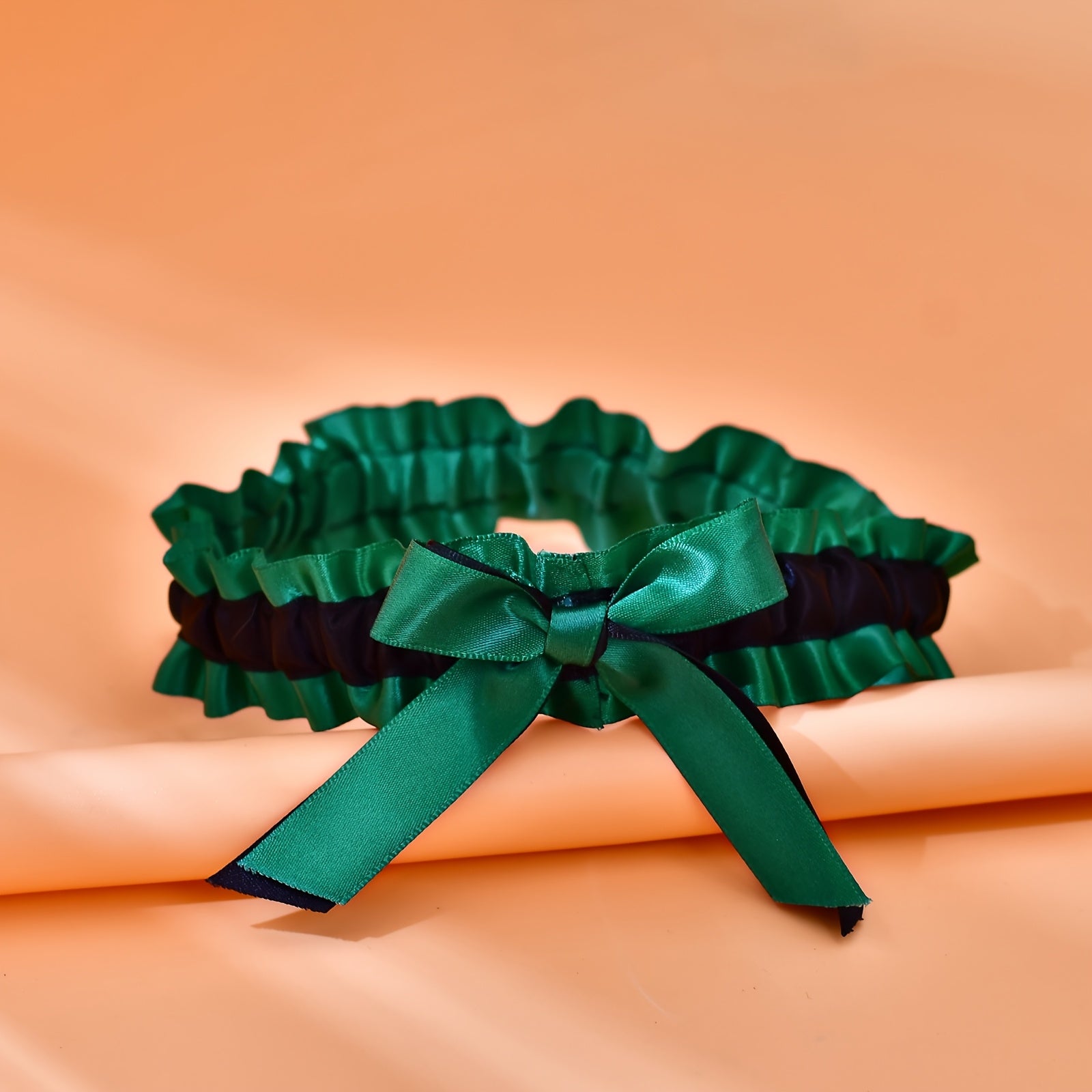 Elastic Thigh Garters with Bow Leg Straps for Women