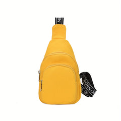Kids Crossbody Bag With Letter Pattern Shoulder Strap