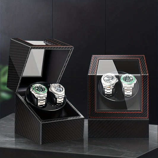 Automatic Watch Winder Quiet Motor USB Powered PU Material
