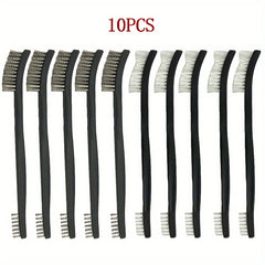 10 Piece Gun Cleaning Brush Set Double Headed Nylon Technology
