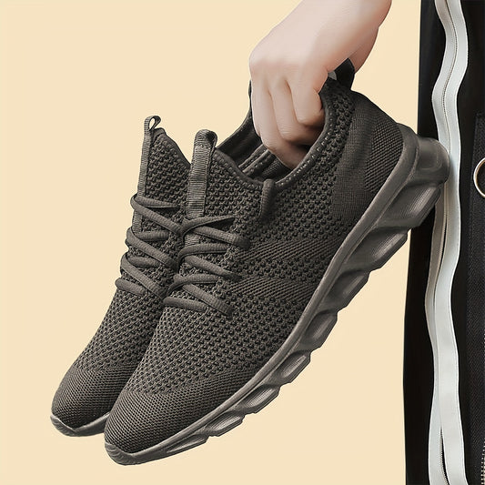 Men's Outdoor Lace Up Fabric Sneakers