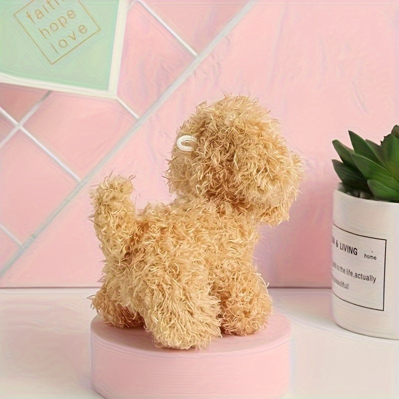 Simulation Dog Plush Toy Puppy Doll Teddy Dog Doll Cloth Doll Wedding