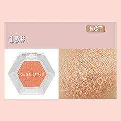 Monochrome Eyeshadow Compact Orange Coral Autumn Pumpkin Halloween
