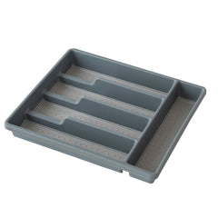 Non Slip Tray with 5 Compartments for Bathroom Accessories