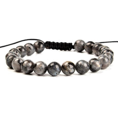 Natural Healing Power Gemstone Beads Adjustable Bracelet
