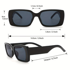 Y2K Cat Eye Square Sunglasses - Casual Anti Glare Glasses UV400