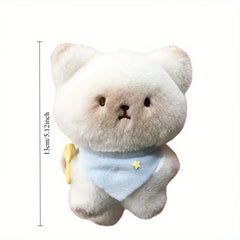 Plush Cat Dolls with Squeaker Hands & Heart Shaped Face