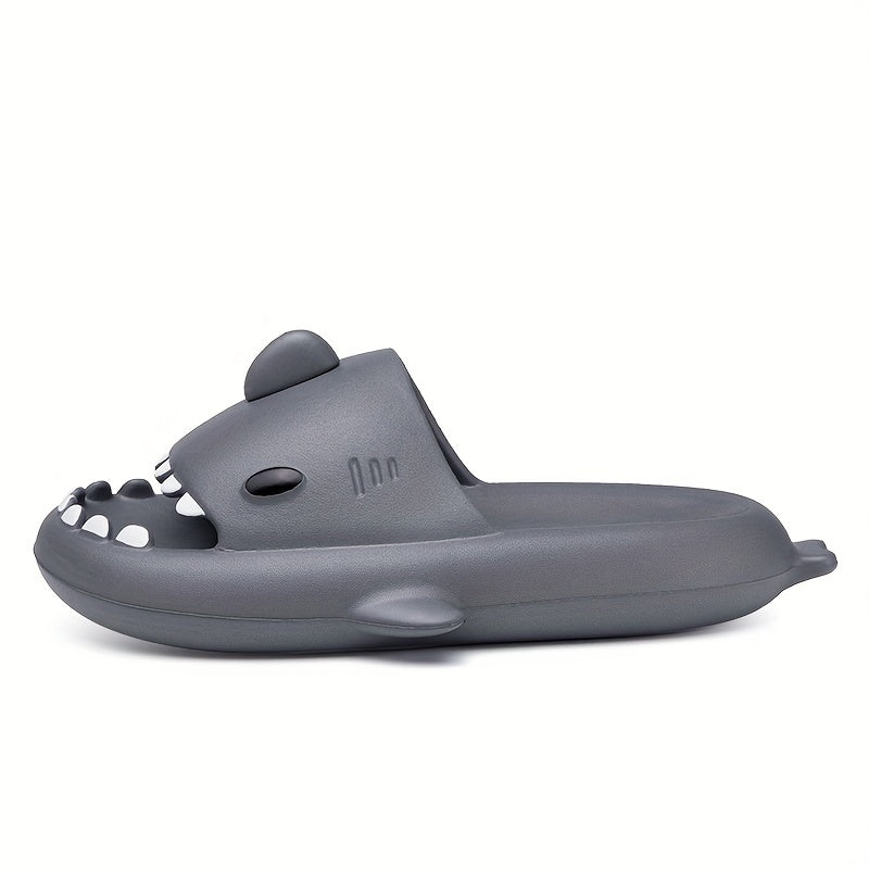 Men's Shark Lightweight Non Slip Open Toe Quick Drying Slides