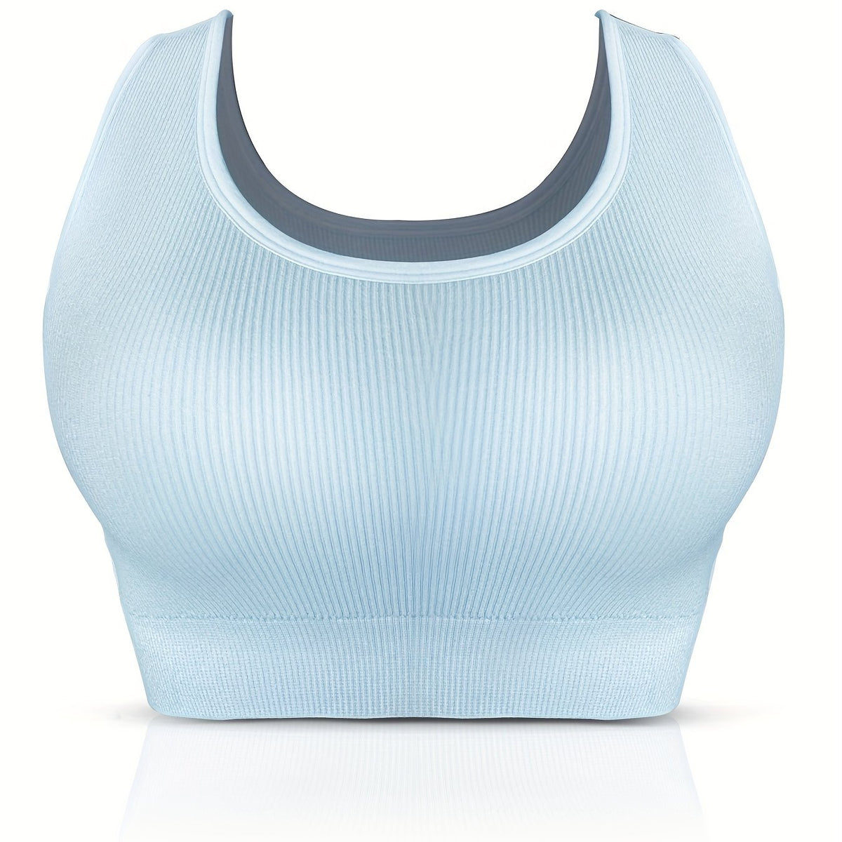 Plus Size Seamless Wireless Comfort Bra With Pads