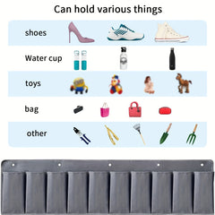 RV Shoe Pockets Hanging Bedside Storage Organizer with Sturdy Hooks