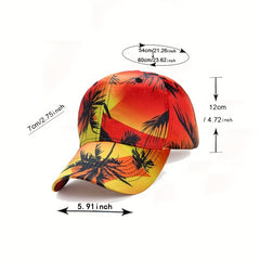 Butterfly Print Baseball Cap Casual Breathable Dad Hat Adjustable Sun Hat