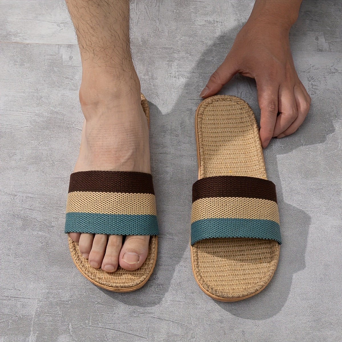 Men's Slip On Slides Assorted Colors Slippers