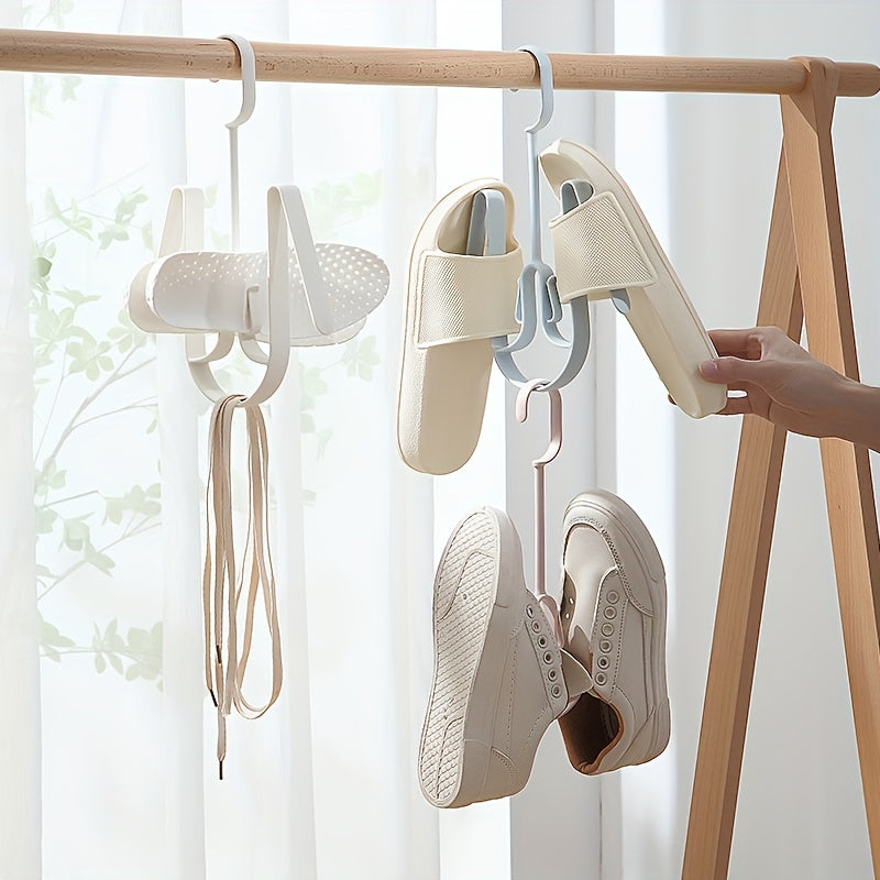 Rotary Shoe Drying Rack Windproof Clothes Hanger