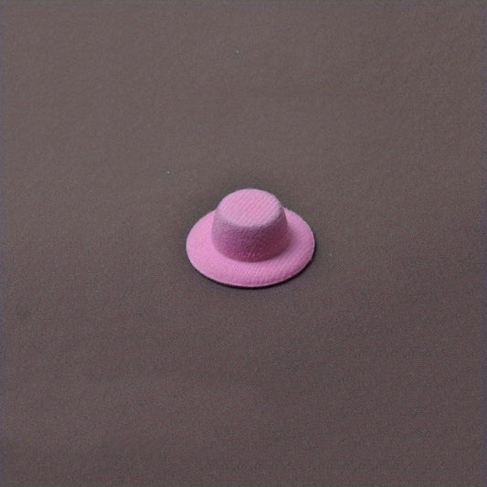 10pcs Mini Formal Hat Doll Hat Felt Hat DIY Craft Doll Hair Accessories