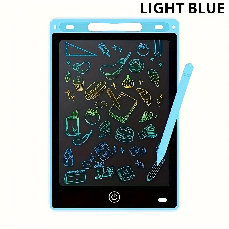 Colorful LCD Drawing Tablet for Kids, Erasable Doodle Board