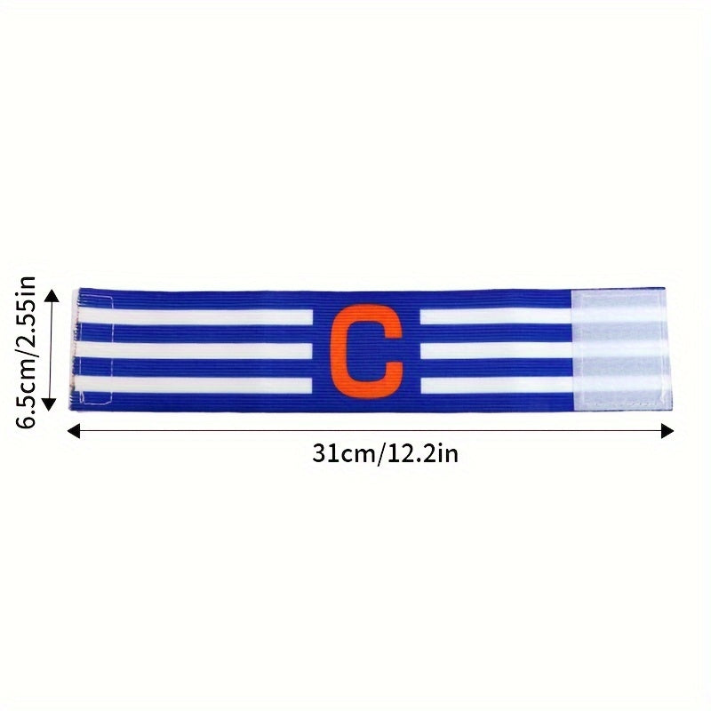 4 Football Captain Armbands Elastic Team Armbands C marks Armbands
