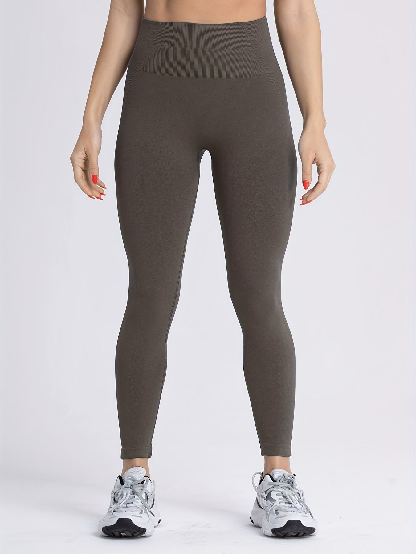Seamless Hip Lifting Crop Pants High Waist Yoga Leggings