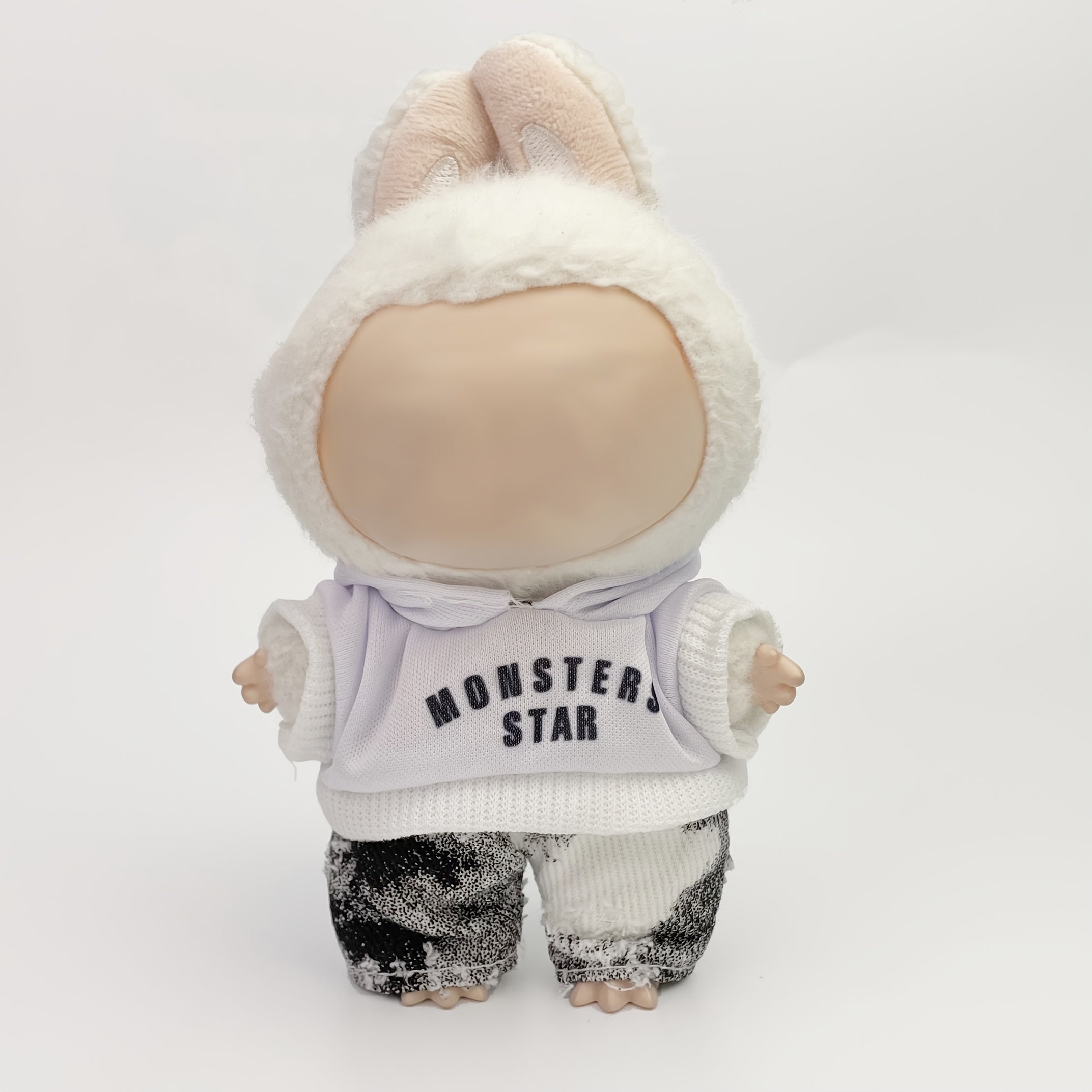 LABUBU Tie-Dyed Hoodie, Jeans, Shoes Set - Great Birthday, Ramadan Gift