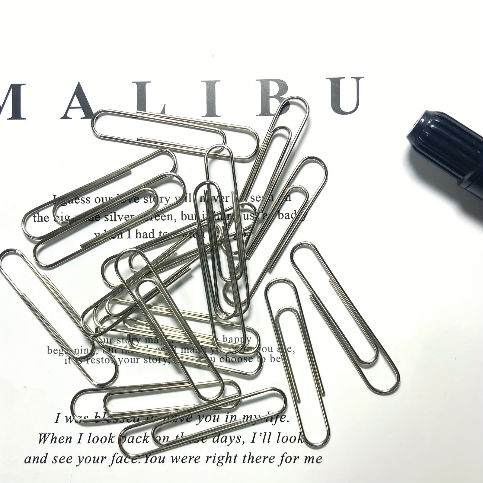 80pcs Large Paper Clips for Office School Personal Use