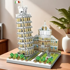 2000pcs 3D Puzzle Leaning Tower of Pisa Display Toy