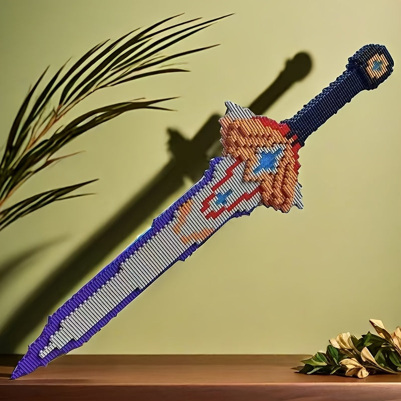 3D Jigsaw Sword Set 2489pcs Educational Party Game Desktop Holiday Gift