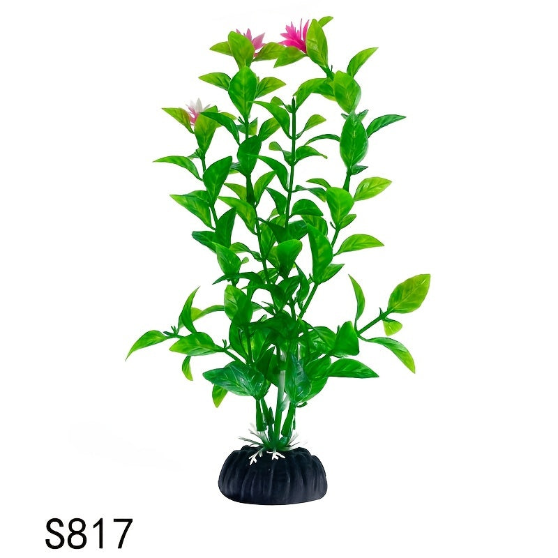 Artificial Plastic Aquarium Plants 7 9in Decoration