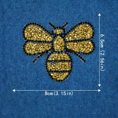 Bee Hot Melt Glue Mesh Drill Cloth Sticker Patch