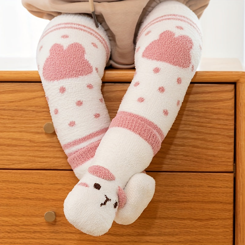 Crawling Knee Pads & Baby Socks Set Boys Girls Kids Warm Accessories
