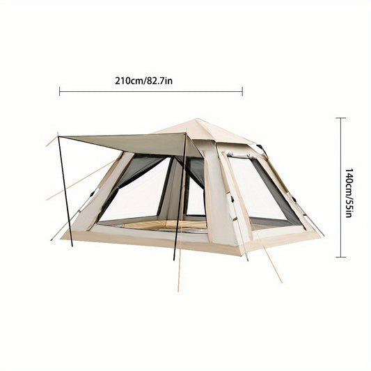 Fully Automatic 3-4 Person Tent, Rain Proof, Quick Opening, Outdoor Camping