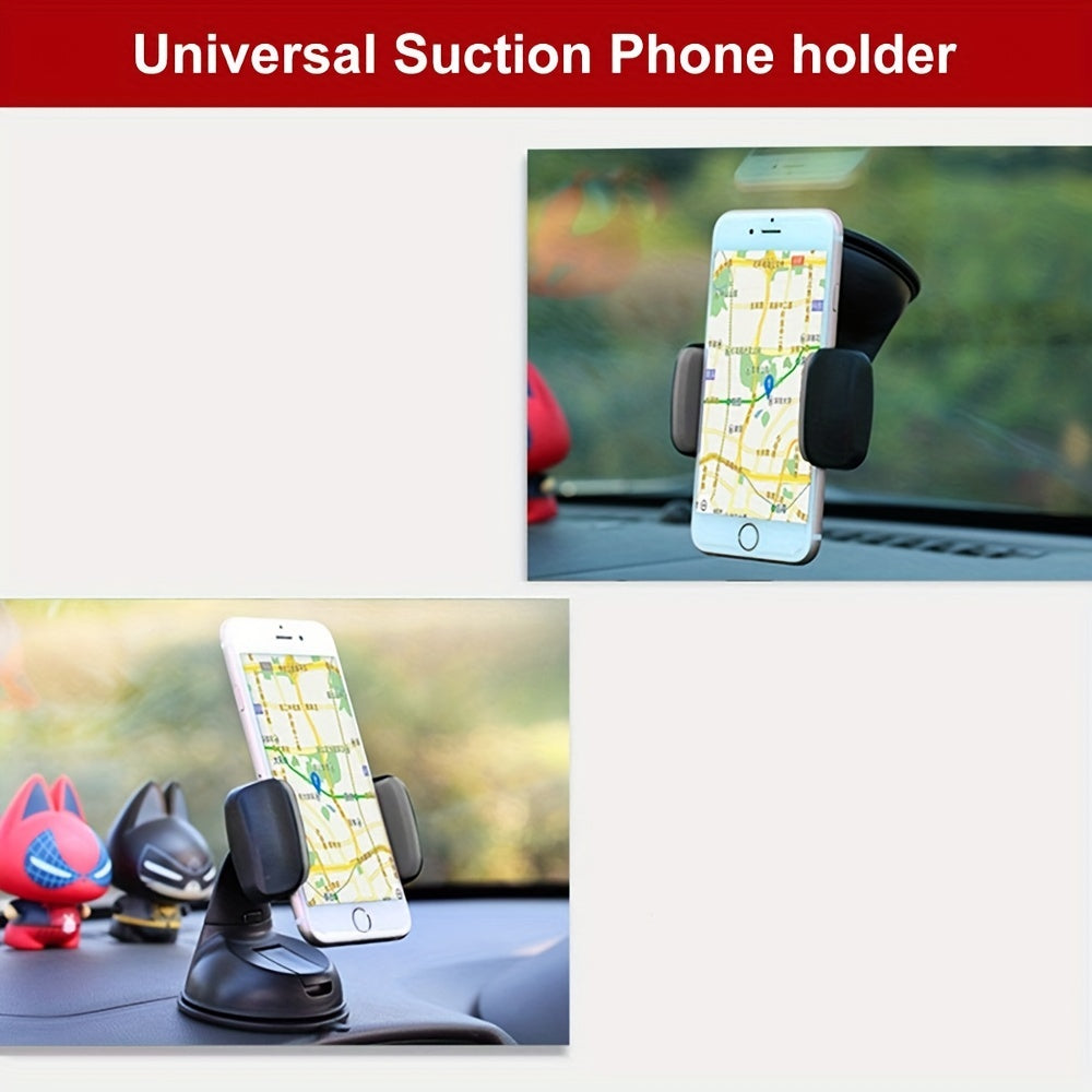 360 Rotating Mobile Phone Stand Windshield Car iPhone Smartphone Holder