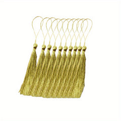 10pcs DIY Keychain Tassels for Crafting and Jewelry Making