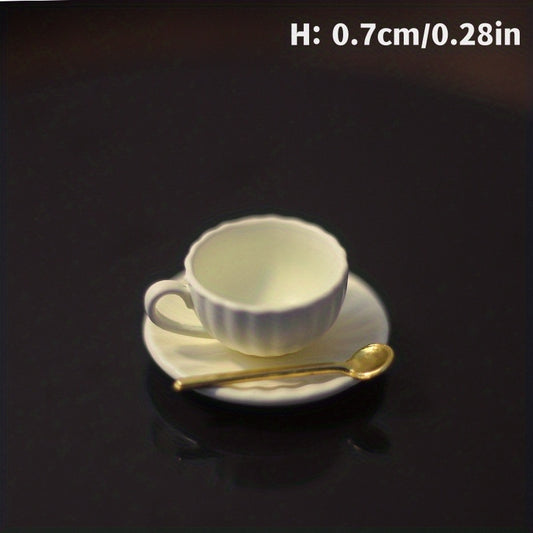 Dollhouse Coffee Cup Decor Colorful Mini Tea Cups DIY Toy Gift
