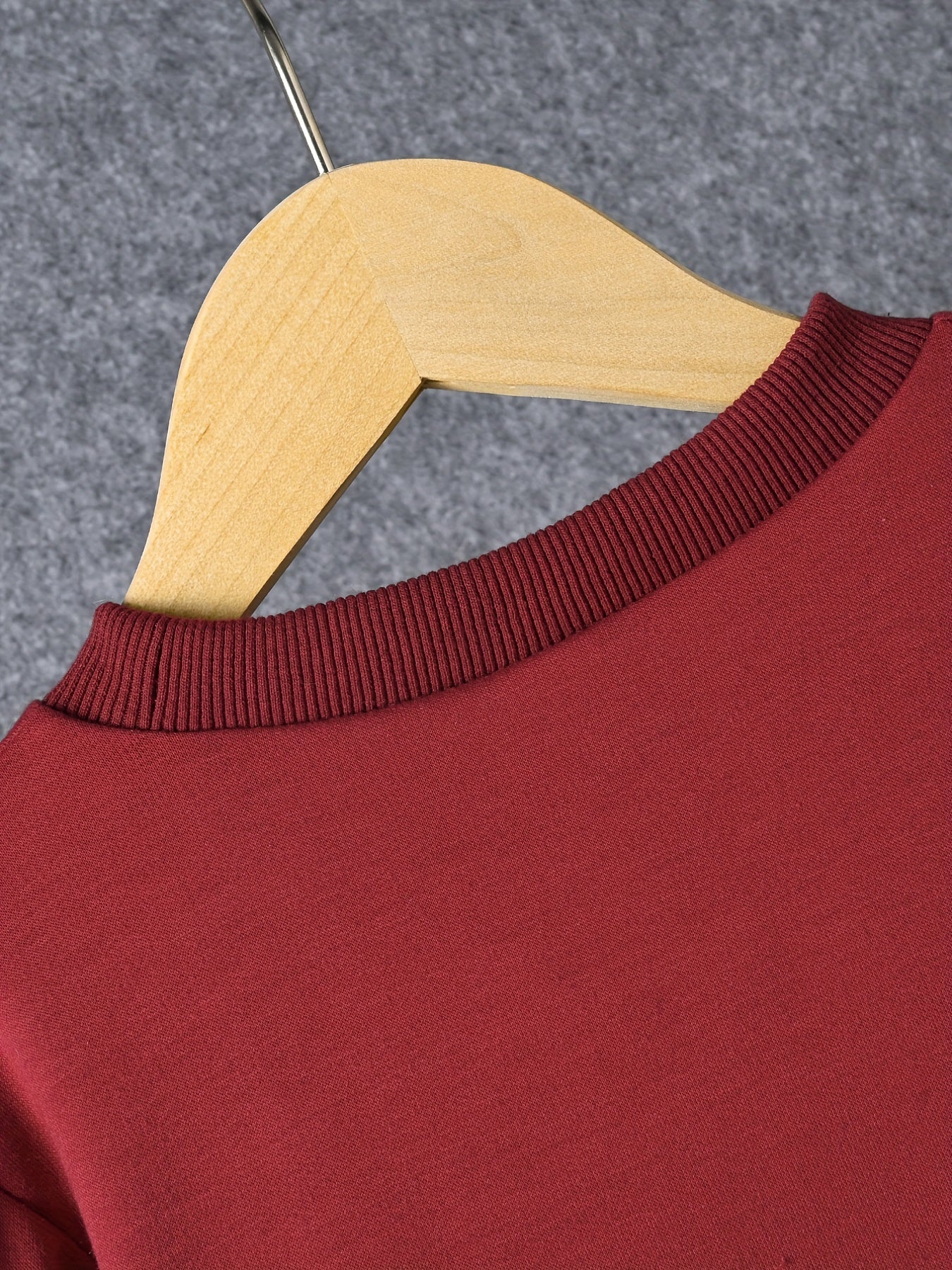 Boys Block Pullover Sweatshirt Long Sleeve Crew Neck Tops