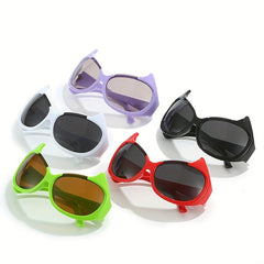 Y2K Cartoon Demon Sunglasses UV400