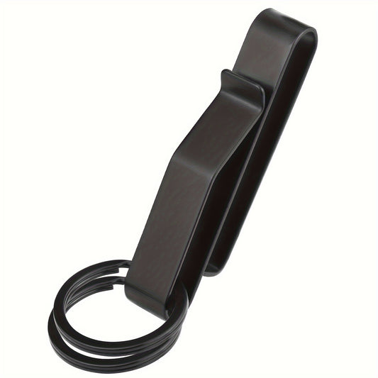 Heavy Duty Key Ring Stainless Steel Tags Keychain for Outdoor Camping