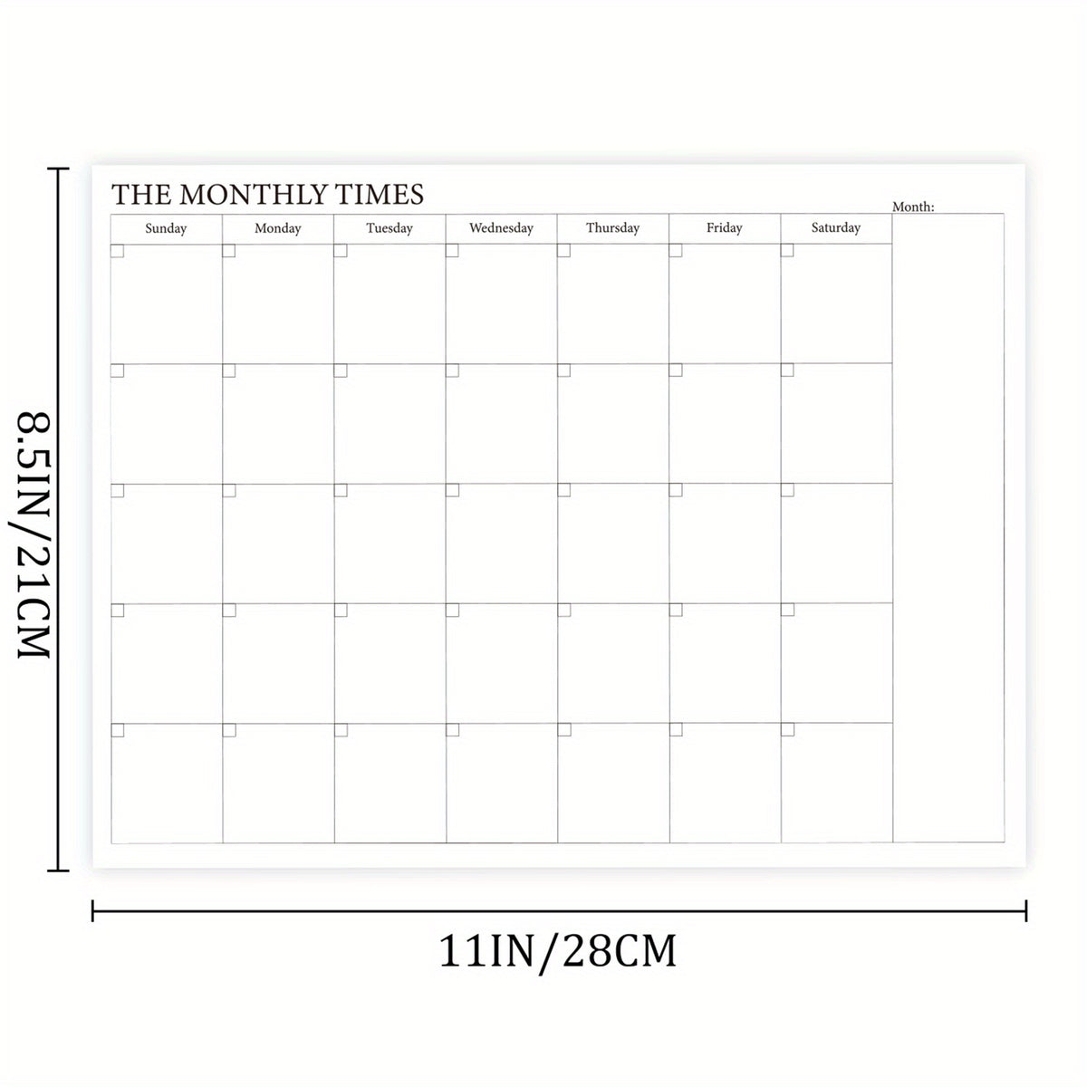 Monthly Planner To Do List Work Organizer for Students