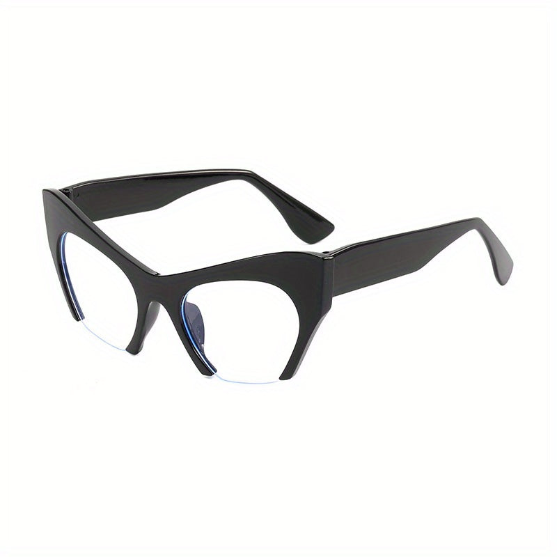 Vintage Cat Eye Women Glasses Metal Eyewear
