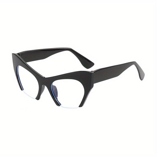 Vintage Cat Eye Women Glasses Metal Eyewear