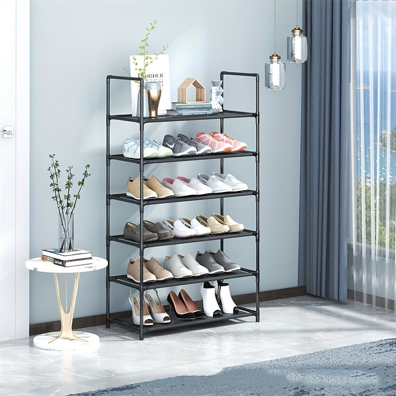 1pc Assembly Layer Shoe Rack Shoe Storage Rack Thickened Steel Pipe