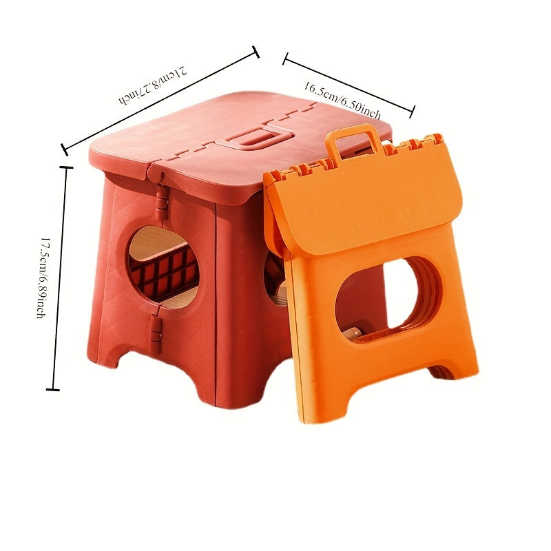 Portable Plastic Folding Stool Fishing Hiking Camping