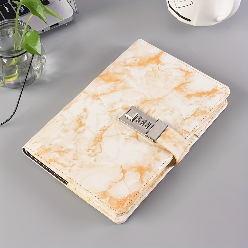 Creative Password Book with Lock for Students, Prize Notebook
