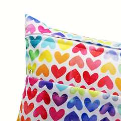 Hearts Prints Wet Bag for Baby Cloth Diapers & Pump