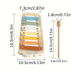 Wooden Cloud Rattle Toy Sensory Training Musical Instrument for Kids